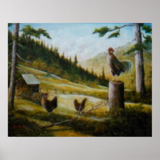 De heer Rooster Poster (Voorkant)