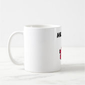 de heer Rude | Roodzijdige zuiger Koffiemok (Links)