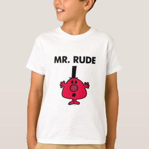 de heer Rude   Roodzijdige zuiger T-shirt
