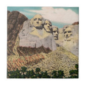 De heer Rushmore  Tegeltje (Voorkant)