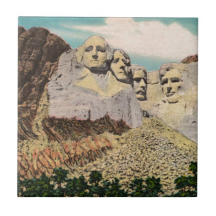 De heer Rushmore  Tegeltje