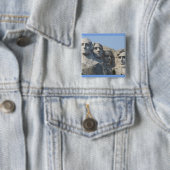 de heer Rushmore Vierkante Button 5,1 Cm (In situ)