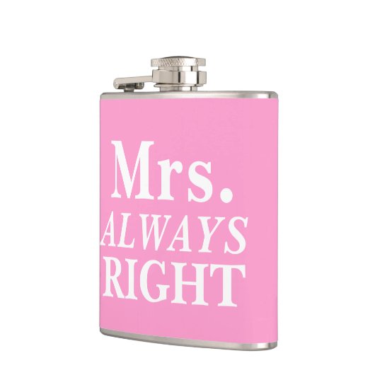 de heer S. ALWAYS Right Bride's Flask Heupfles (Links)