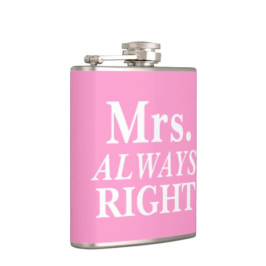 de heer S. ALWAYS Right Bride's Flask Heupfles (Rechts)