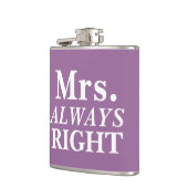 de heer S. ALWAYS Right Bride's Flask Heupfles (Links)