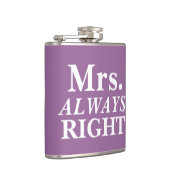 de heer S. ALWAYS Right Bride's Flask Heupfles (Rechts)