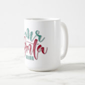 de heer Santa Claus Coffee Mok (Voorkant rechts)