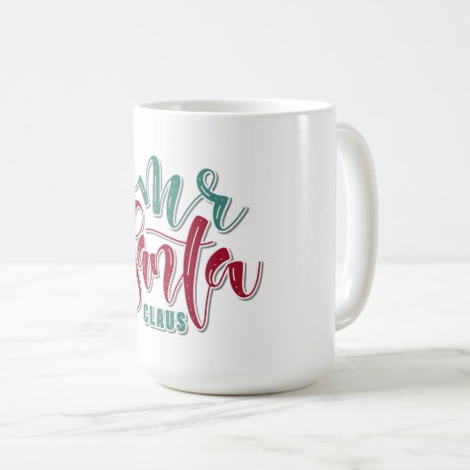de heer Santa Claus Coffee Mok (Voorkant rechts)