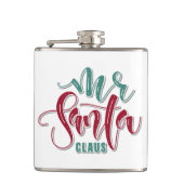 de heer Santa Claus Flask Heupfles (Voorkant)