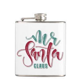 de heer Santa Claus Flask Heupfles