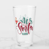 de heer Santa Claus Glass Glas (Voorkant)