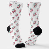de heer Santa Claus Socks Sokken (Gebogen)