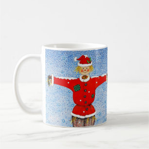 de heer Scarecrow Mok kerstmis