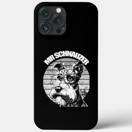 De heer Schnauzer Case-Mate iPhone Case (Achterkant)