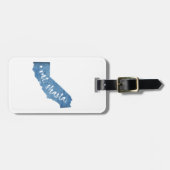 De heer Shasta California Wood Grain Bagagelabel (Voorkant horizontaal)