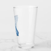 De heer Shasta California Wood Grain Glas (Links)