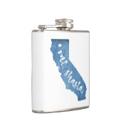 De heer Shasta California Wood Grain Heupfles (Rechts)