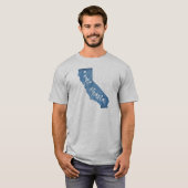De heer Shasta California Wood Grain T-shirt (Voorkant volledig)