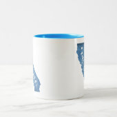 De heer Shasta California Wood Grain Tweekleurige Koffiemok (Center)