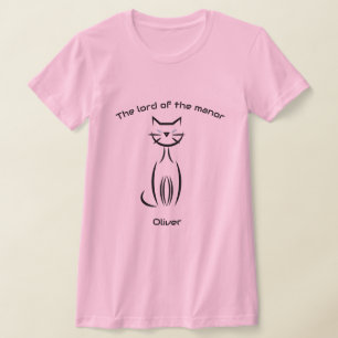 De heer siamese t-shirt kat vrouwen