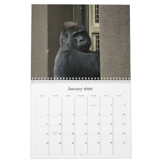 de heer Silverback Kalender (Jan 2026)