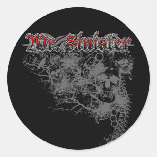 de heer sinister Sticker