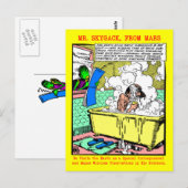 De heer Skygack Observes a Man Bathing Briefkaart (Voorkant / Achterkant)