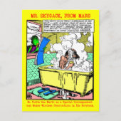 De heer Skygack Observes a Man Bathing Briefkaart (Voorkant)