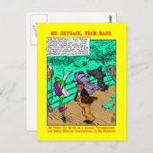 de heer Skygack Observes Seasy ck Passengers Briefkaart (Voorkant / Achterkant)