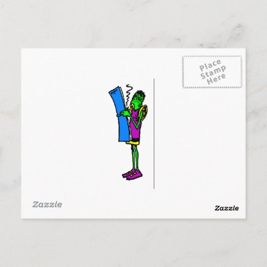 de heer Skygack Observes Seasy ck Passengers Briefkaart (Achterkant)