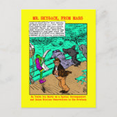 de heer Skygack Observes Seasy ck Passengers Briefkaart (Voorkant)