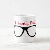 de heer Smarty Pants - Red Print - Koffiemok (Center)