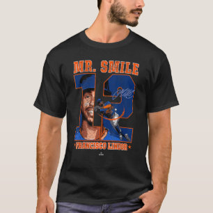 De heer Smile Francisco Lindor Paquito New York ML T-shirt