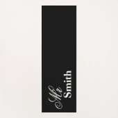 de heer Smith Black Yogamat (Voorkant)