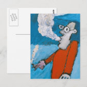 de heer smokey briefkaart (Voorkant / Achterkant)