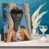 De heer Snake AKA Cobra Head ... Boeddhistische he Fotoplaat (Zijkant)