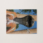 De heer Snake AKA Cobra Head ... Boeddhistische he Legpuzzel (Horizontaal)