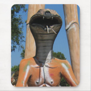 De heer Snake AKA Cobra Head ... Boeddhistische he Muismat