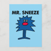 de heer Sneeze | Gedekte instelling Briefkaart (Voorkant)