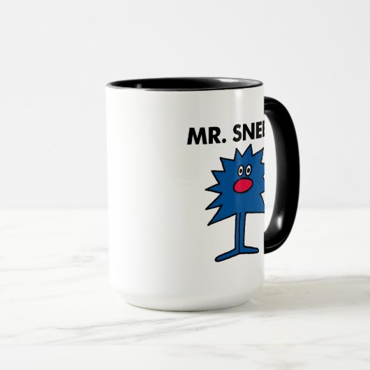 de heer Sneeze | Gedekte instelling Mok (Voorkant rechts)