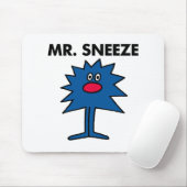 de heer Sneeze | Gedekte instelling Muismat (Met muis)