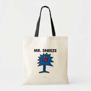 de heer Sneeze Gedekte instelling Tote Bag