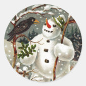 De heer Snowman en de heer Crow Stickers (Voorkant)