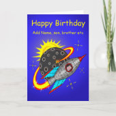 de heer Spacemen Kaart (Voorkant)