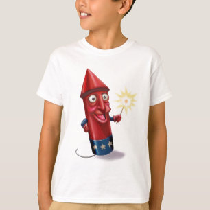 de heer Sparkle Firecracker Toon T-shirt