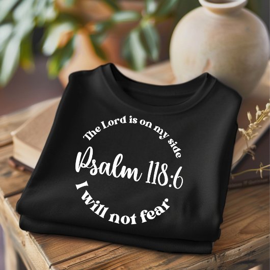 De Heer staat aan mijn kant voor mannen en vrouwen T-shirt