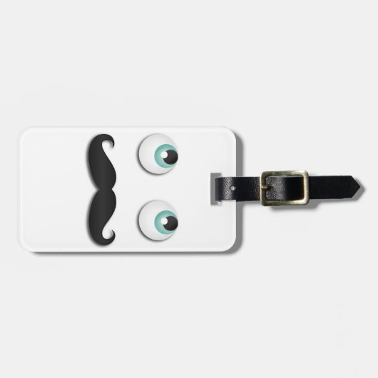 de heer stache bagagelabel (Voorkant horizontaal)