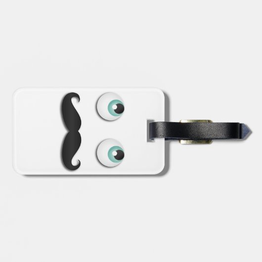 de heer stache bagagelabel (Achterkant horizontaal)