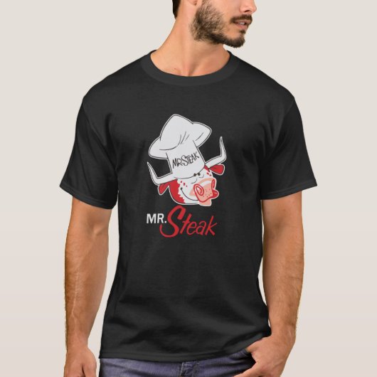 de heer Steak T-shirt (Voorkant)
