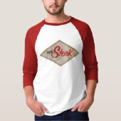 de heer Steak T-shirt (Voorkant)